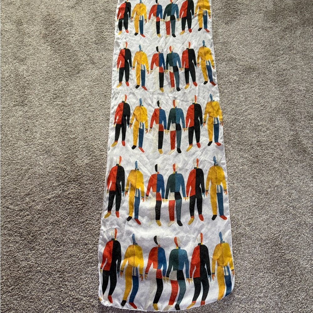 Colorful Graphic spring Men’s Designer Scarf
